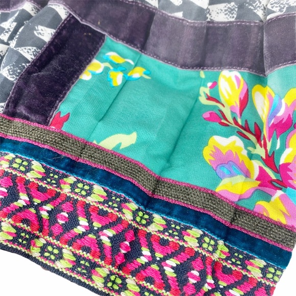 ANTHROPOLOGIE Accordion Pleated Vintage Boho Valea Skirt COREY LYNN CALTER Small - Picture 9 of 15